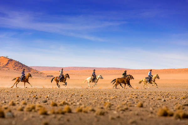 Rando à cheval en Namibie