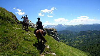 Monténégro à cheval