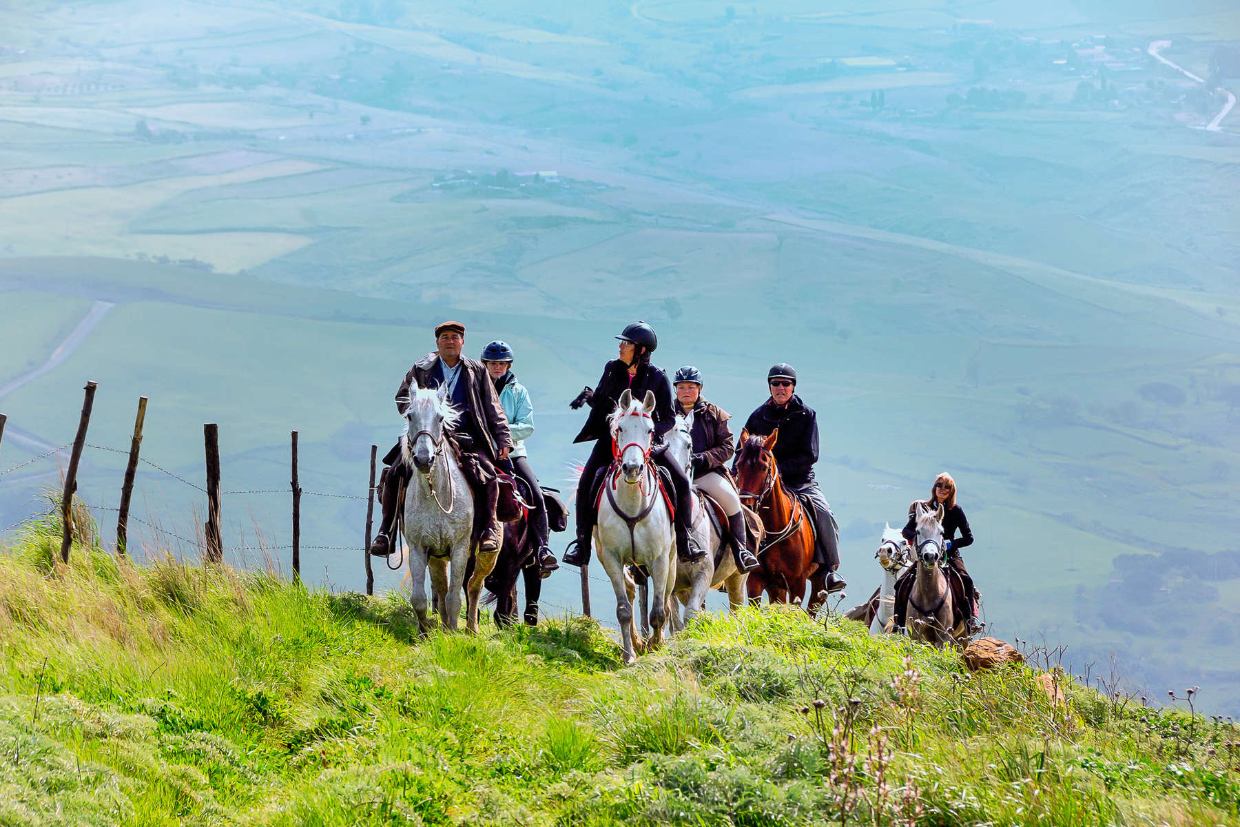 À cheval en Sicile