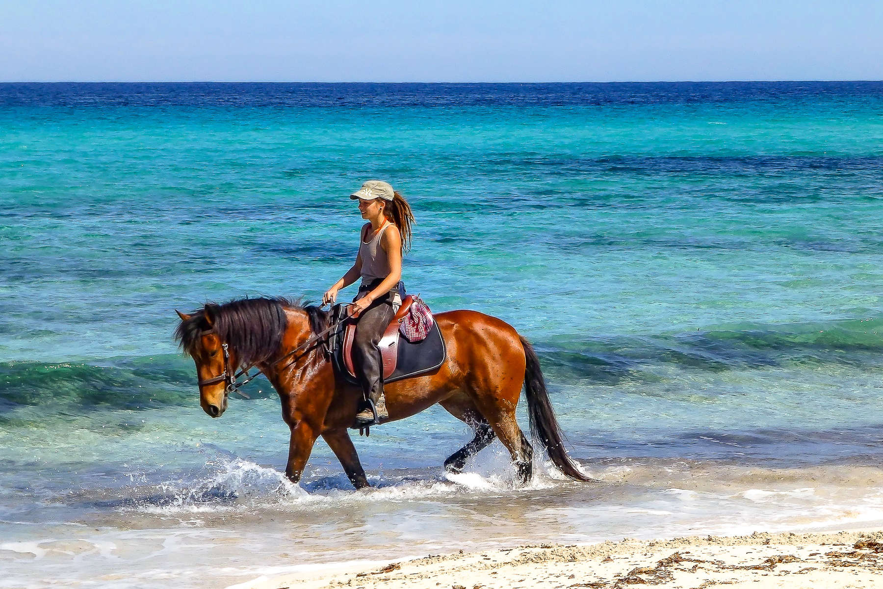 Cavalière en Corse