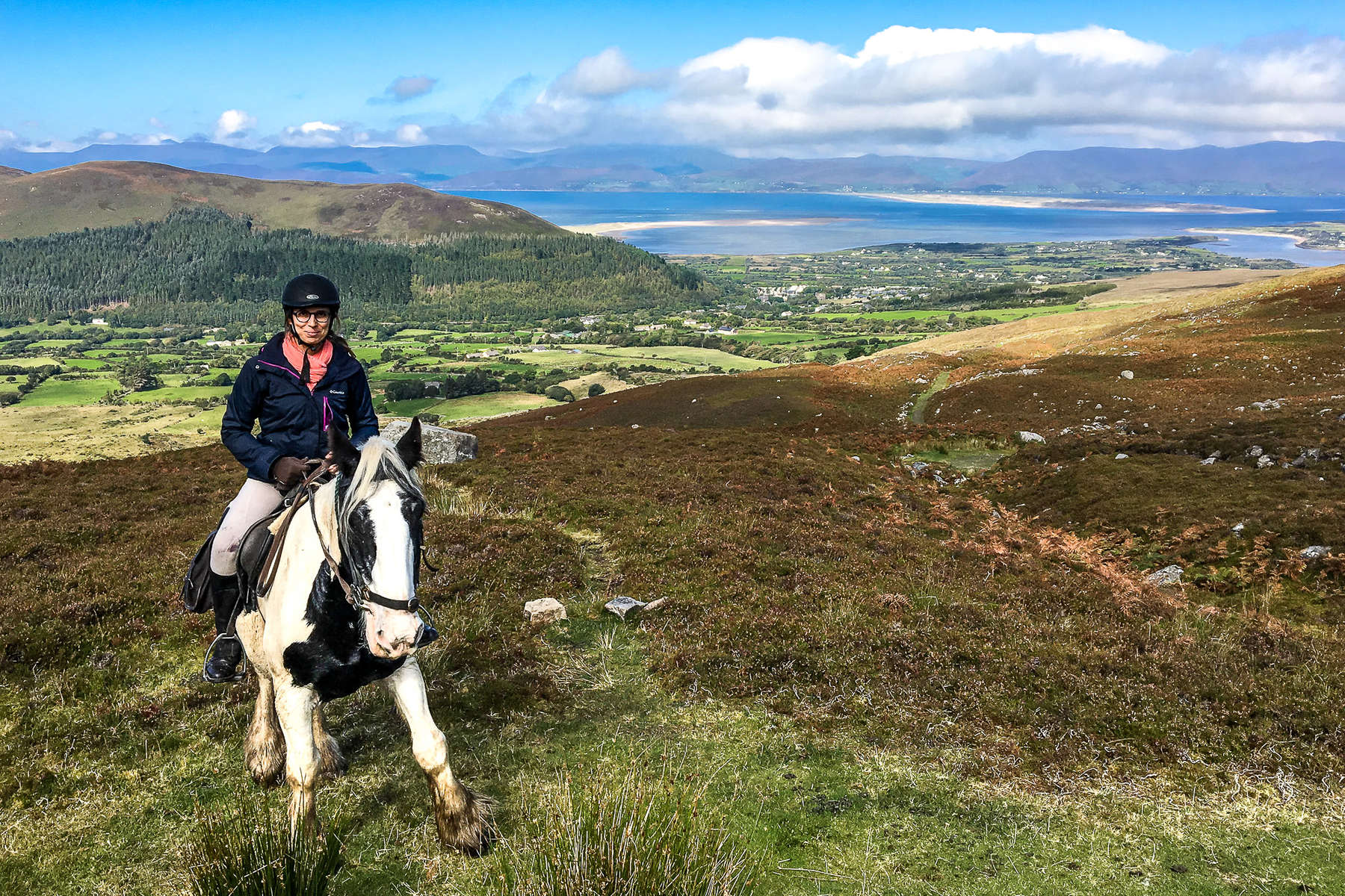 Cavalière en Irlande