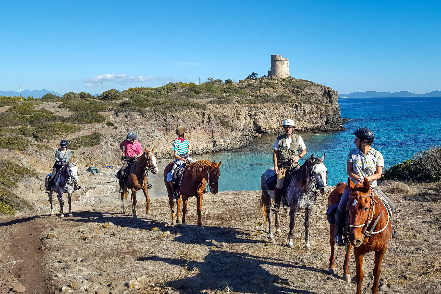 Cavaliers en Sardaigne