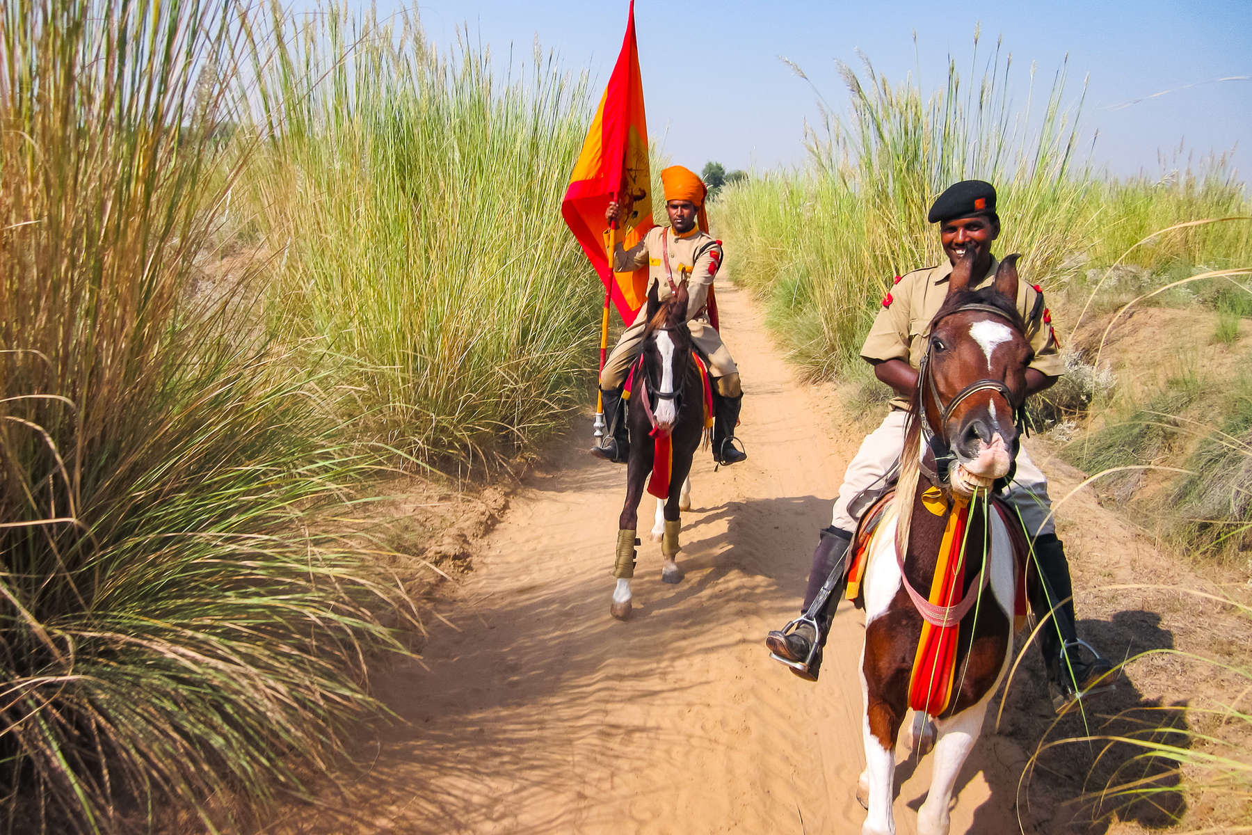 Guides équestres au Rajasthan