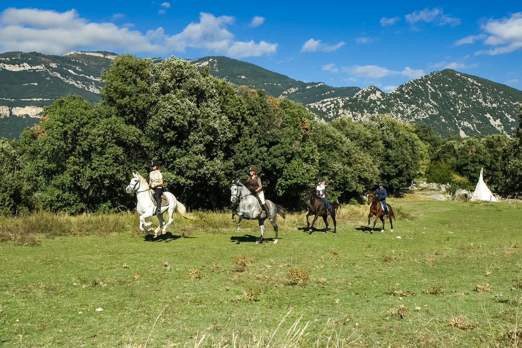 La Catalogne à cheval