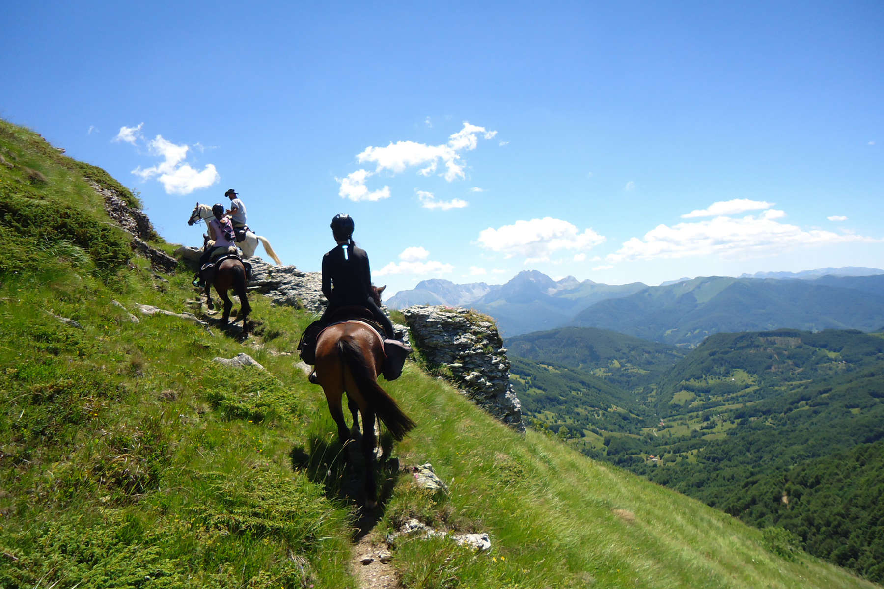 Le Monténégro à cheval