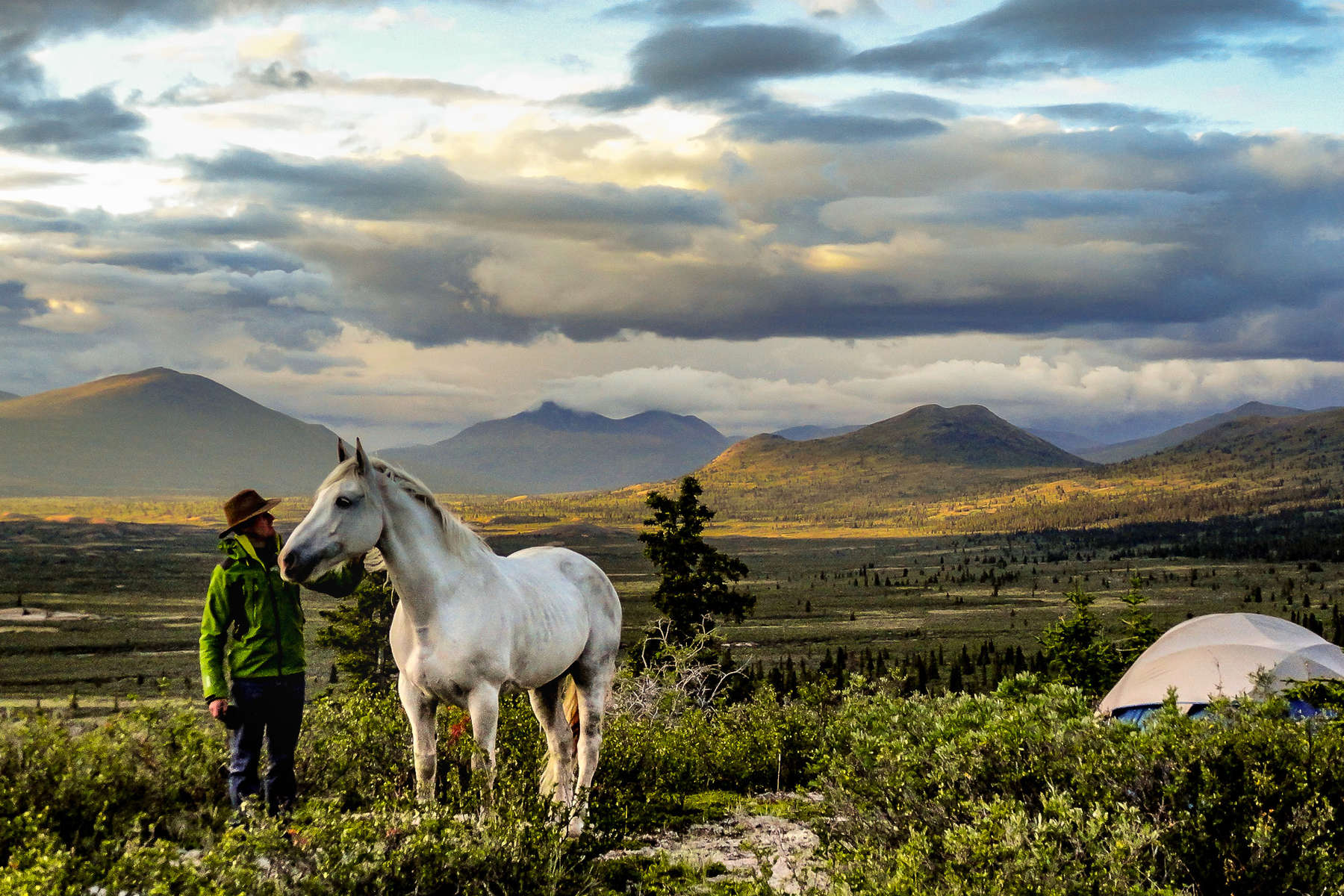 Le Yukon à cheval