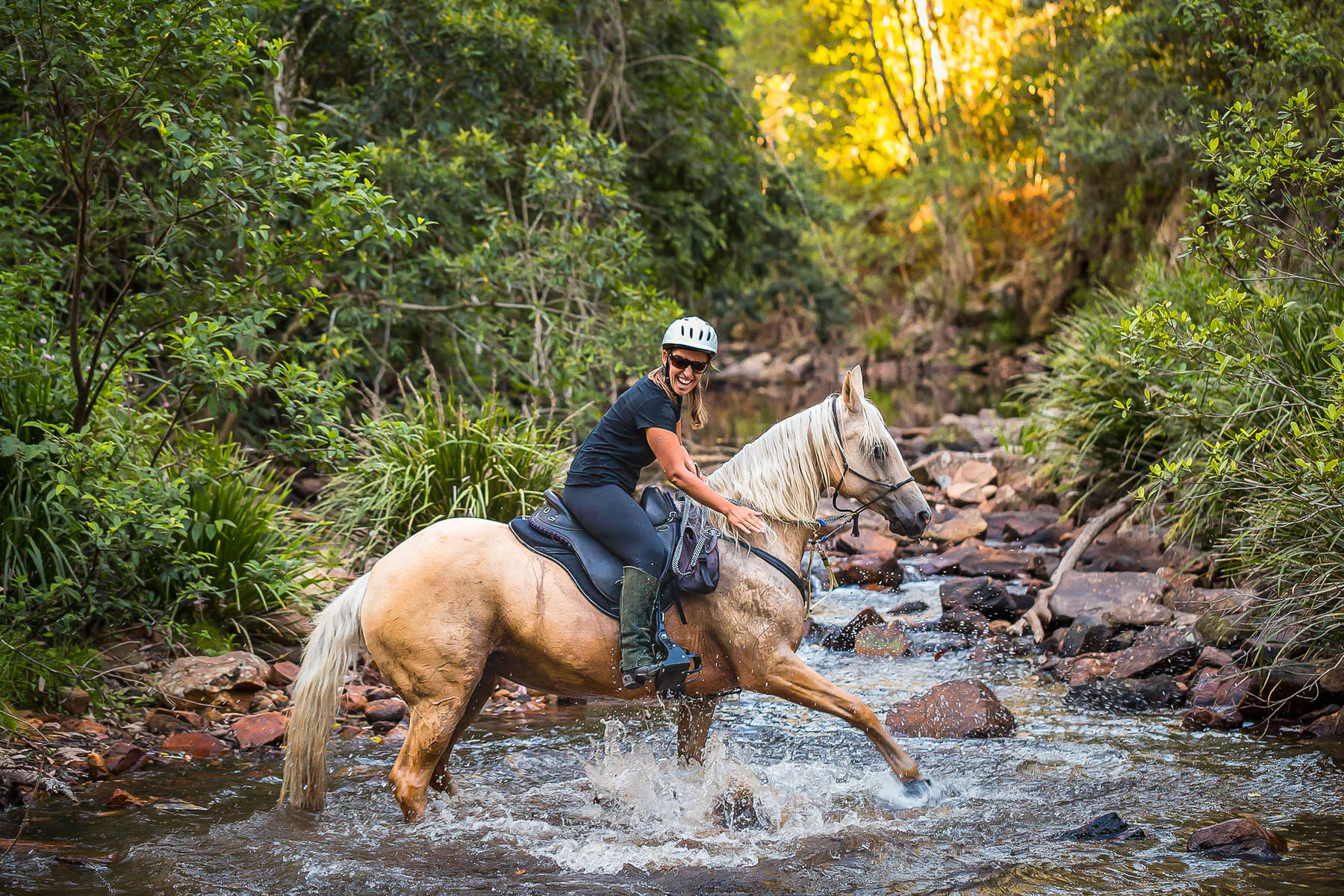Cavalière en Australie Rando à cheval en Australie
