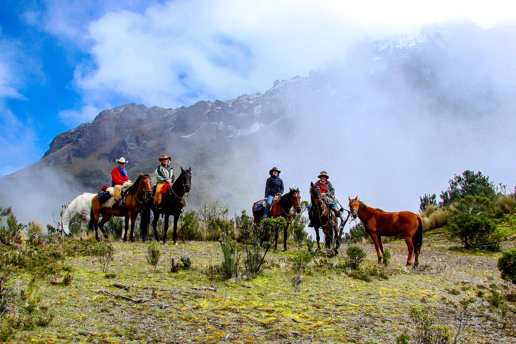 Rando à cheval en Équateur