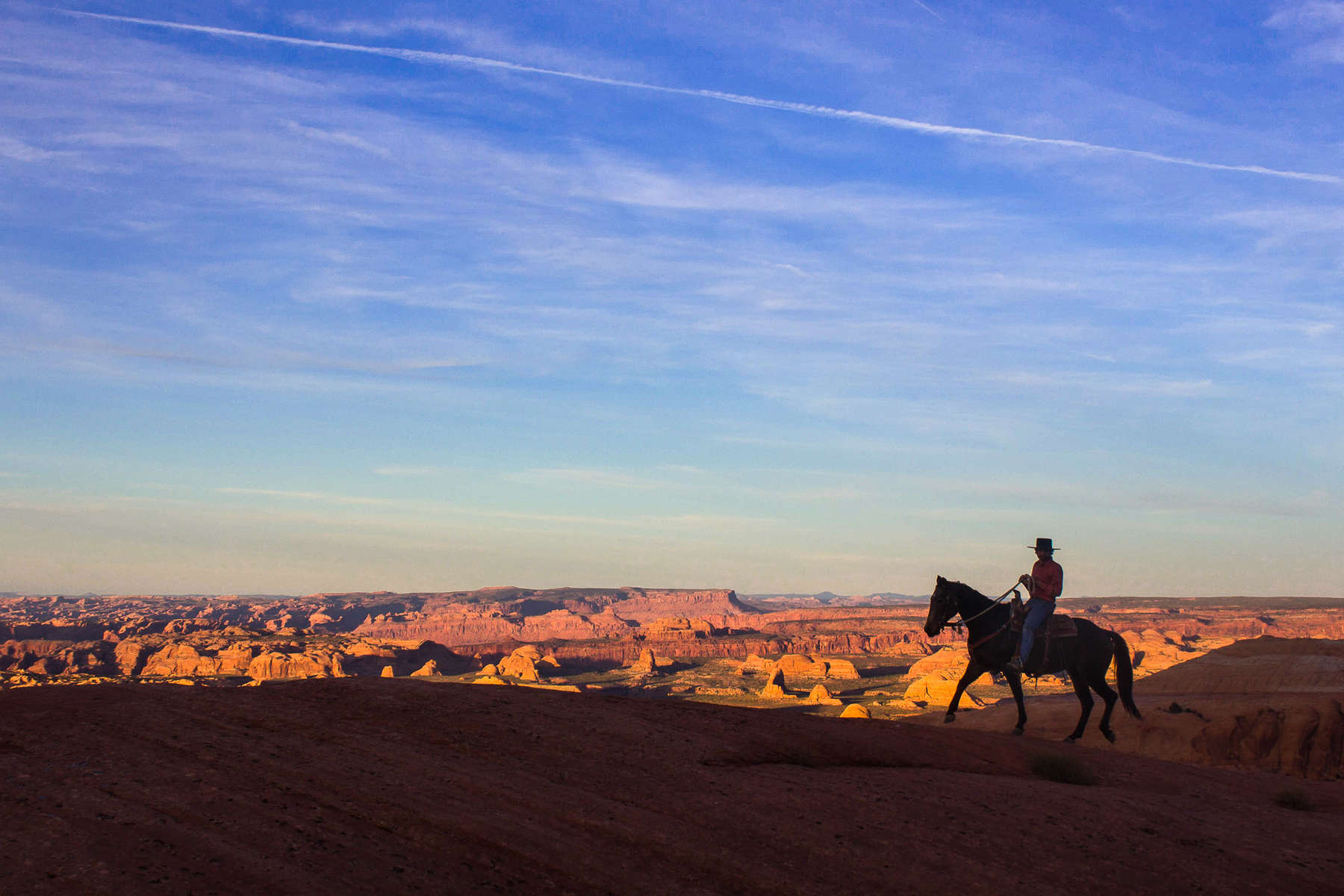 Randonnée à cheval aux USA