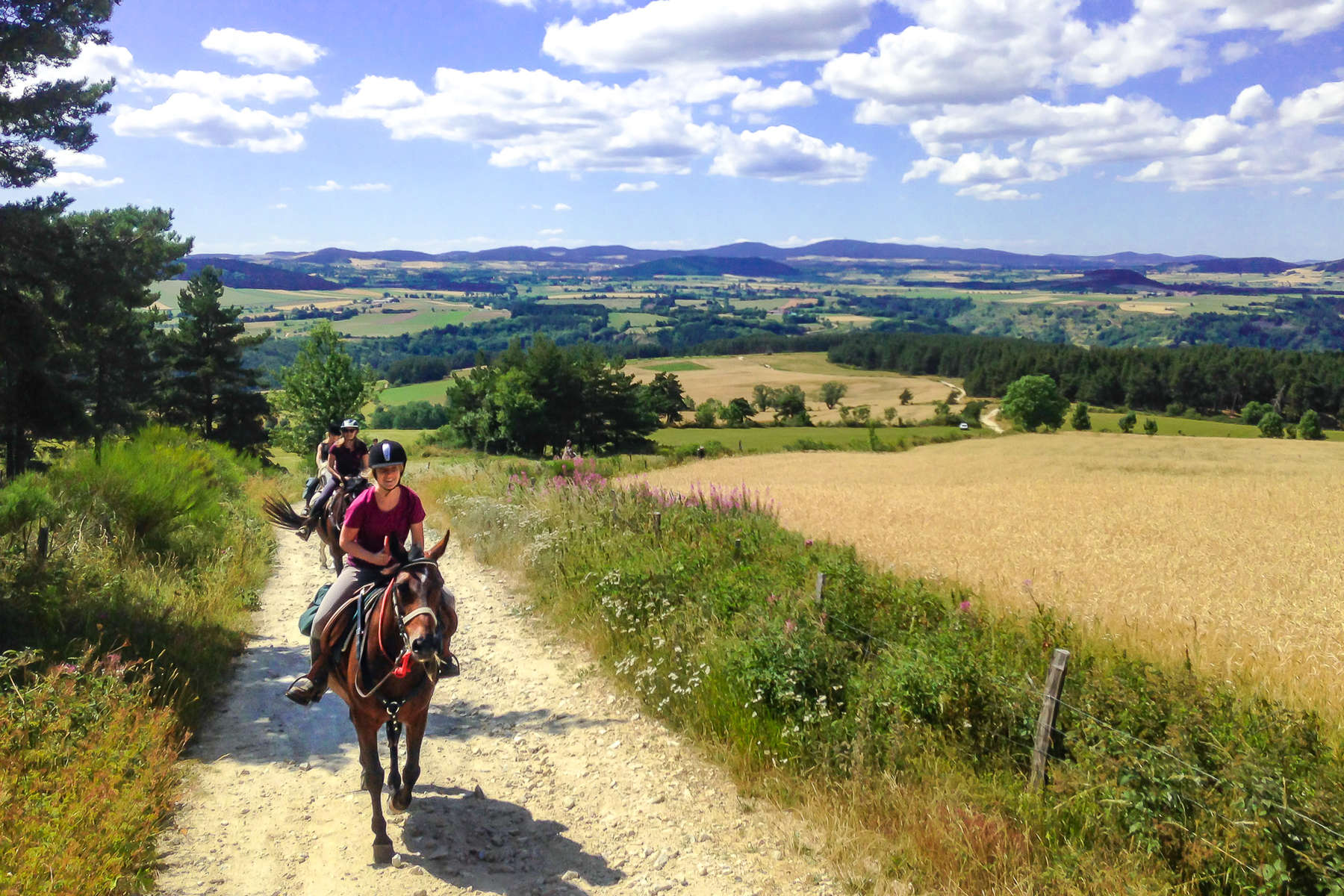 Sous le soleil à cheval