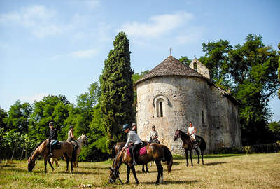 le Gers à cheval