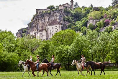 Les contreforts de Rocamadour