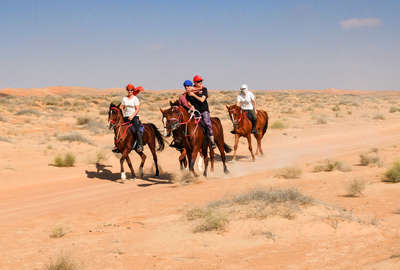 Oman à cheval