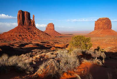 Paysages de l'Ouest américain à cheval