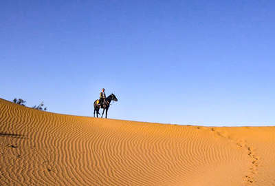Rando équestre à Oman