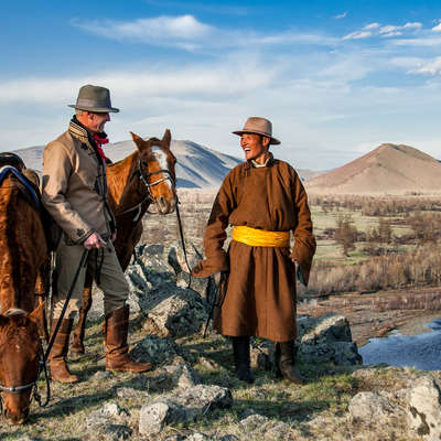 Cavaliers en Mongolie