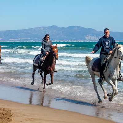 Rando sportive à cheval en Catalogne