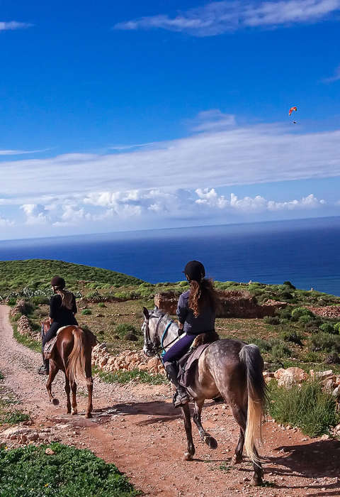 Le littoral marocain à cheval