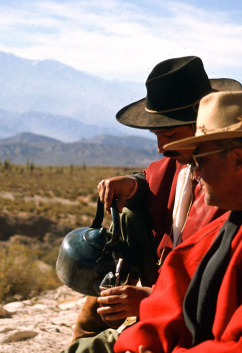 Maté et gauchos en Argentine