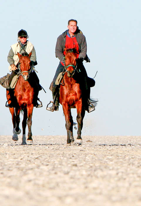 Safari à cheval à Makgadikgadi pans