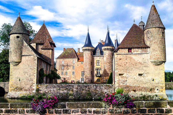 À cheval au château