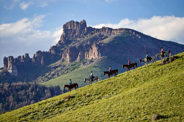 A cheval au Wyoming