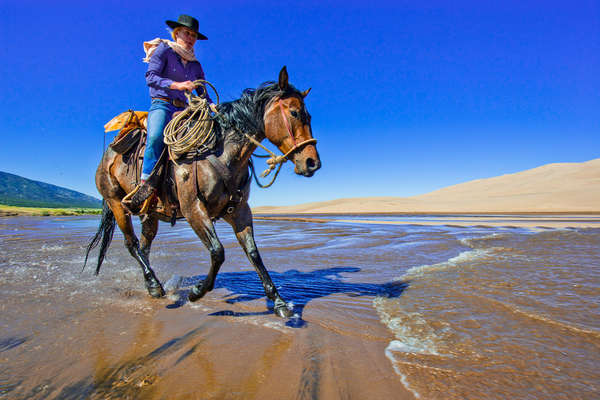 A cheval dans le Colorado