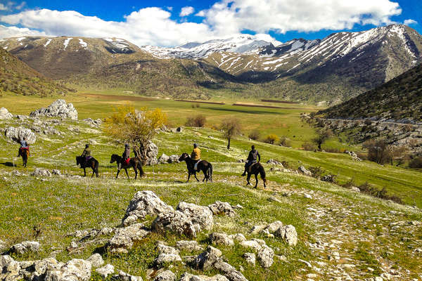 A cheval en Albanie