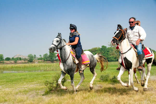 A cheval en Inde