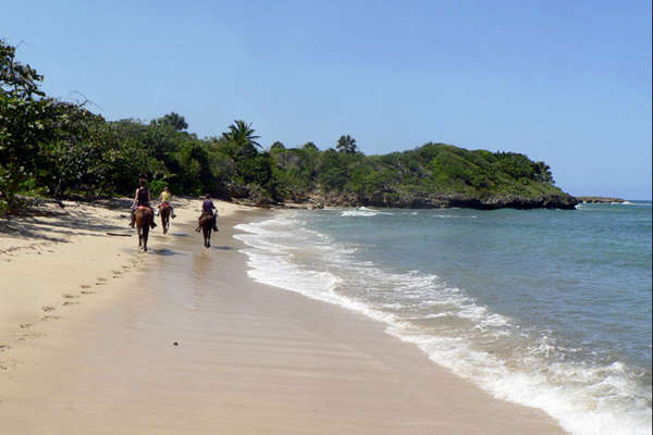 Rando à cheval sur la plage en République Dominicaine