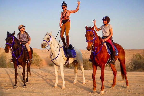 Abu Dhabi à cheval