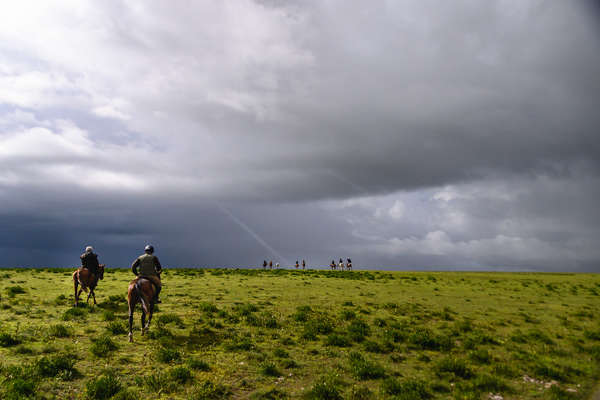 Belles lumières à cheval en Tanzanie