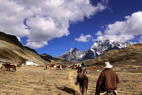 Bivouac équestre au Pérou