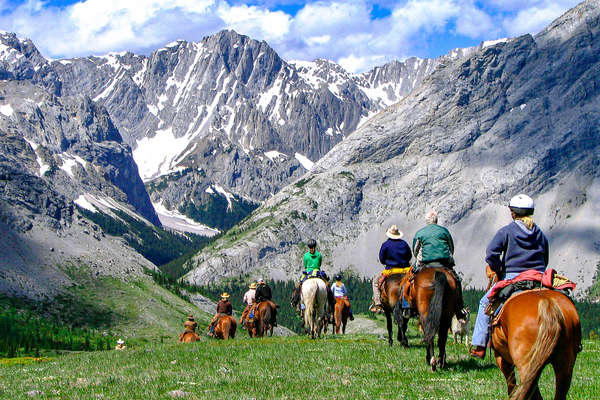 Canada ouest à cheval