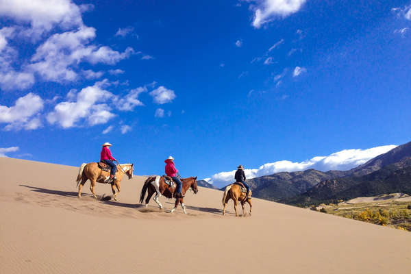 Cavaliers dans le Colorado