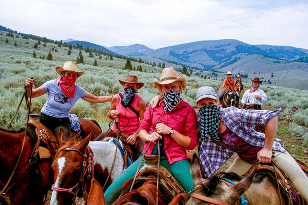 Cavaliers dans l'Idaho