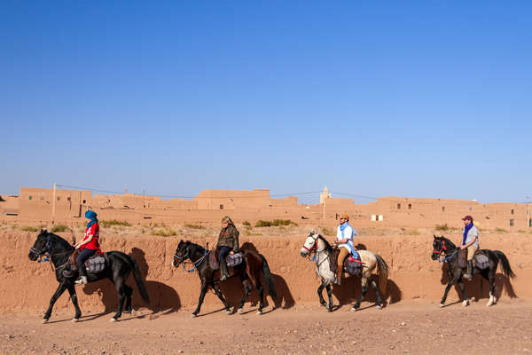 Chevauchée au Maroc