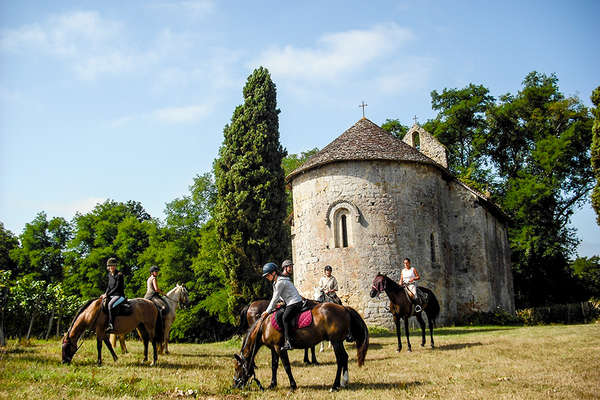 le Gers à cheval