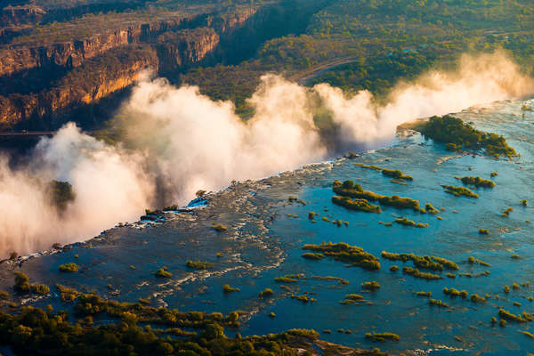 Chutes Victoria au Zimbabwe