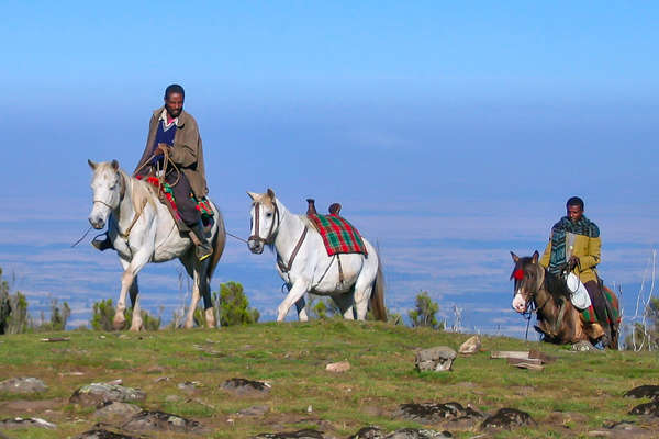 Ethiopie à cheval