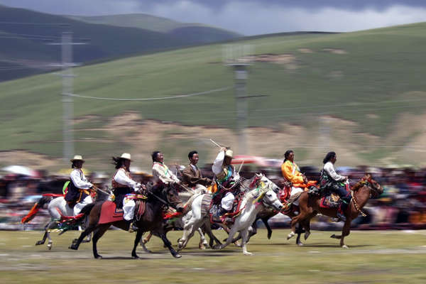 Tibet et festival équestre