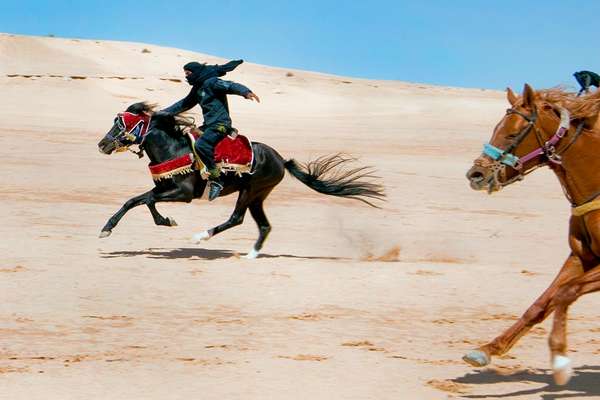 Désert de Tunisie à cheval