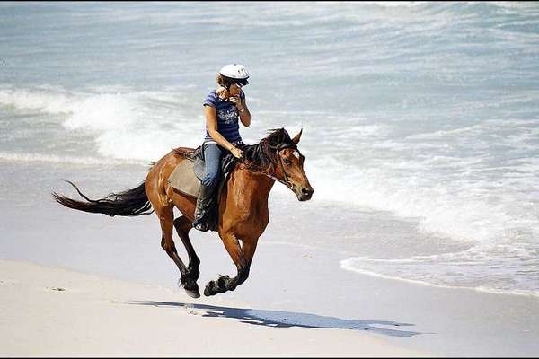 Galop plage du Cap