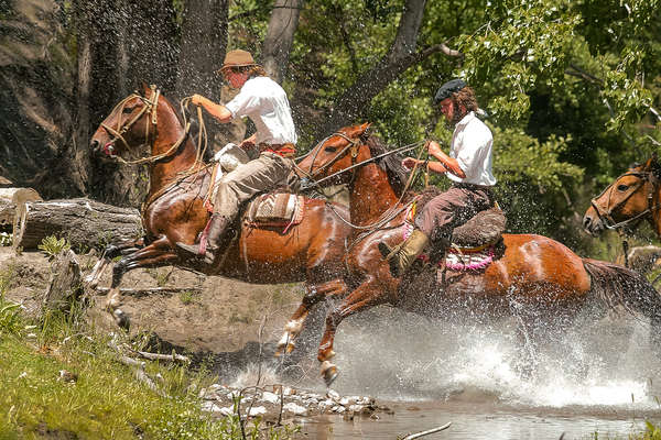 Gauchos en Argentine