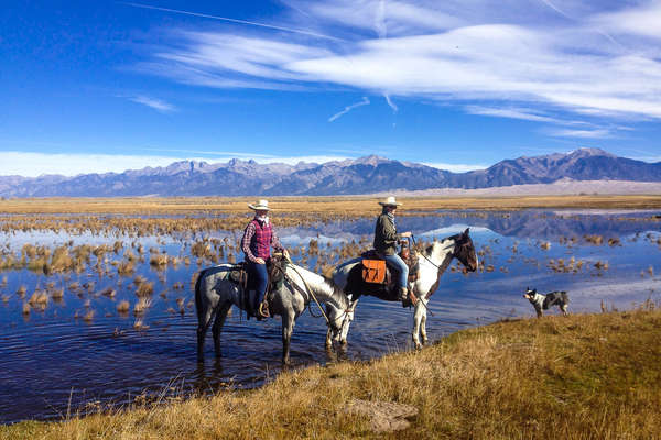 Le Colorado à cheval