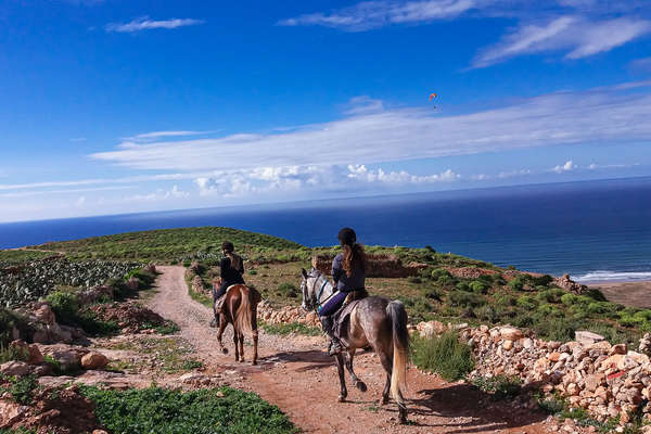 Le littoral marocain à cheval