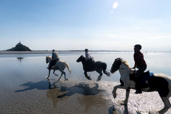 Le Mont Saint Michel au galop