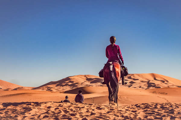 Le Sahara marocain à cheval