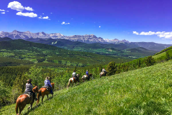 Les Rocheuses à cheval