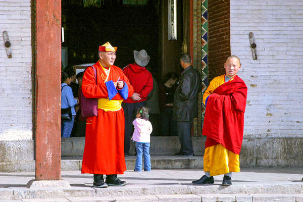 Mongolie et ses moines